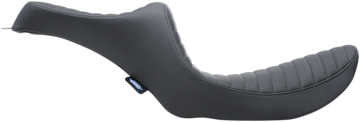 Drag Specialties Predator III Seat – Classic Stitch – Black – FXR '82-'00 – view 2