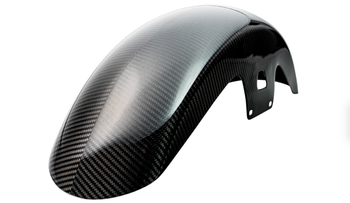 SlyFox Carbon Front Mid-Length Fender - Black Gloss - view 2