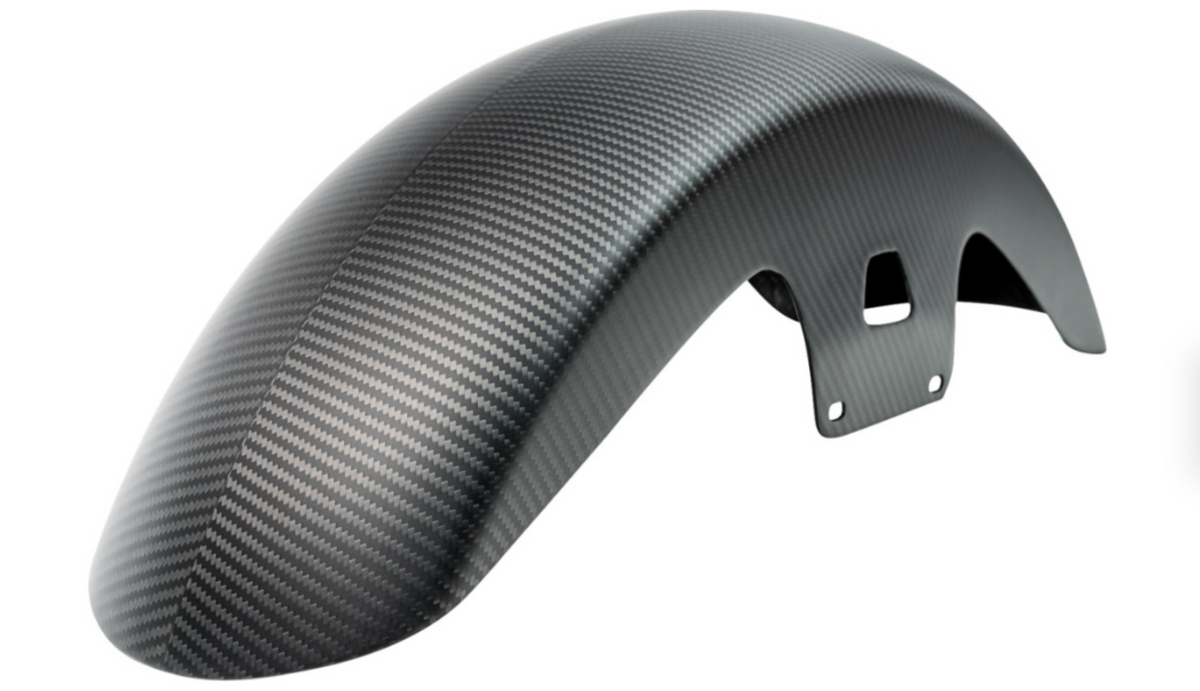 SlyFox Carbon Front Mid-Length Fender - Black Matte - view 2