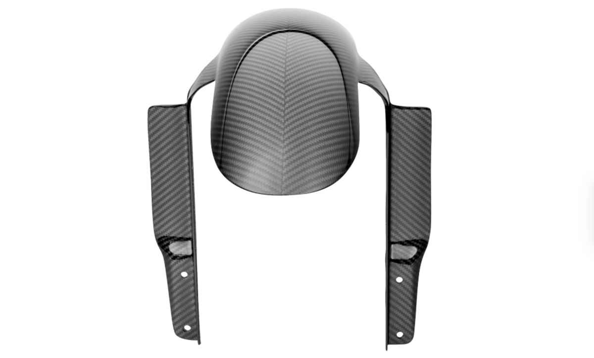 SlyFox Carbon Front Fender - Black Gloss - view 2
