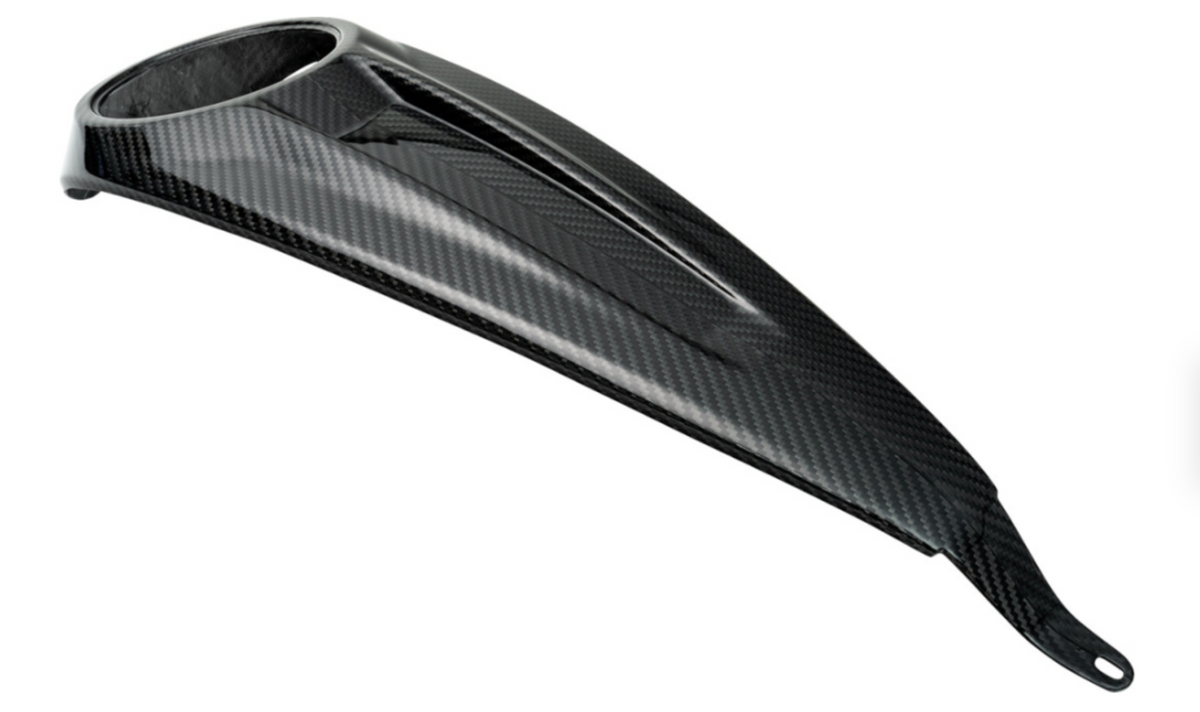 SlyFox Carbon Dash Panel w/ Hole - Black Gloss