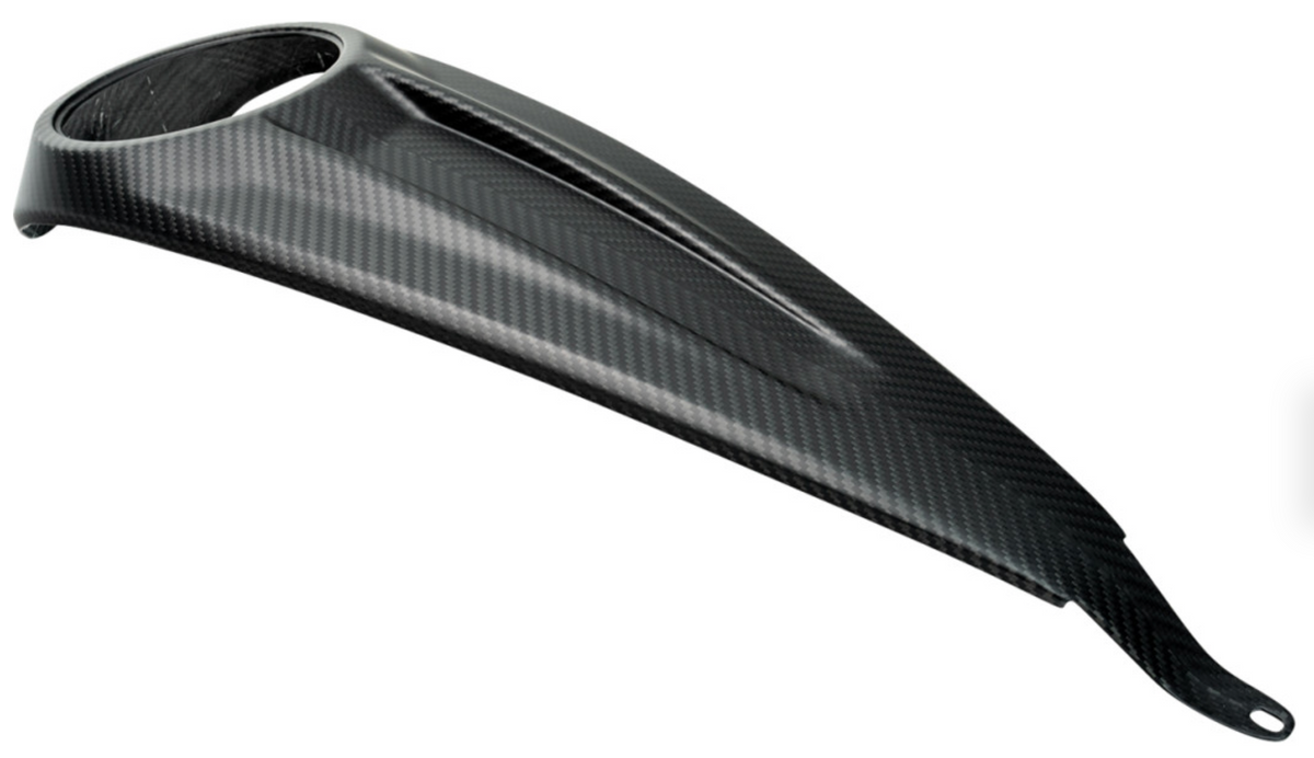 SlyFox Carbon Dash Panel w/ Hole - Black Matte