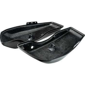 SlyFox Carbon Fiber Saddlebag Lids – Gloss or Matte Clear for 2024–2025 Harley-Davidson FL Models - view 4
