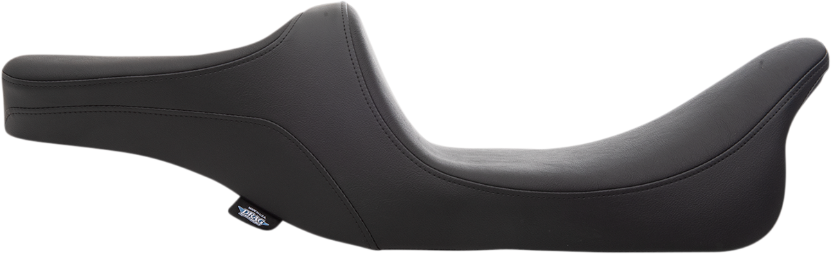 Drag Specialties Predator III 2-Up Seat – Smooth – Black – FL '99-'07 – view 2