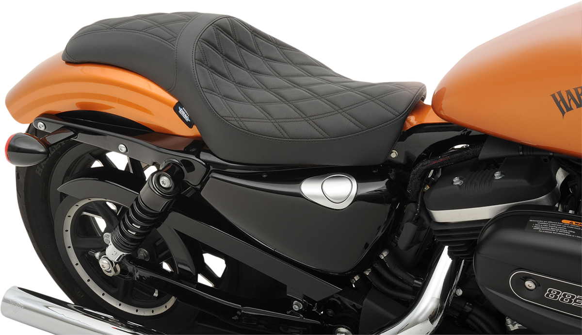 Drag Specialties Predator Seat – Double Diamond – XL '10-'22 – view 2