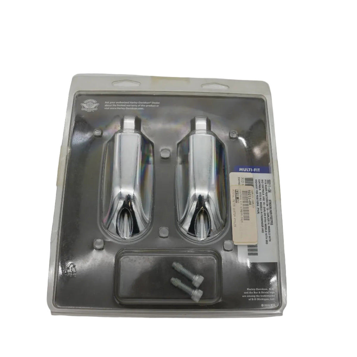 Open Box - Sweeper Foot Pegs - Chrome - FX - view 3