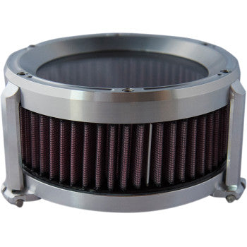 Trask Assault Charge Air Cleaner Kit – Machined / Raw (Billet Aluminum)