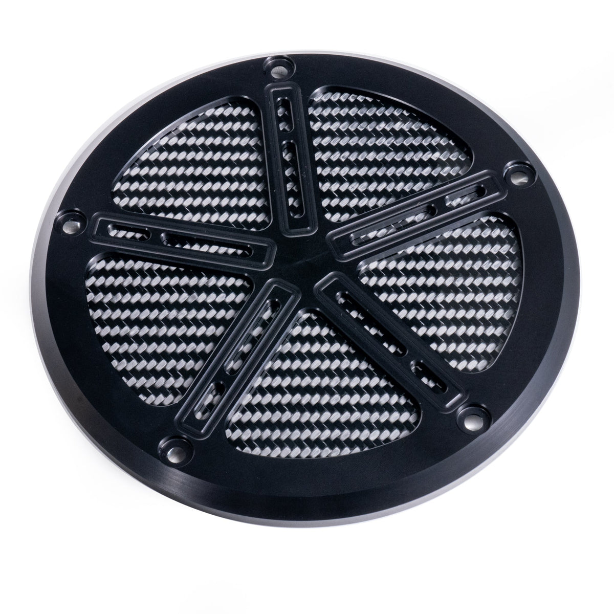 Hofmann Designs Signature Series Derby Cover with Carbon Insert M8 Softail - view 8