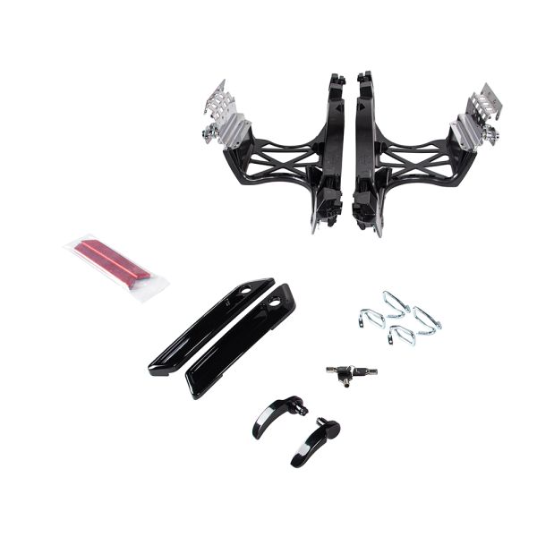 AdvanBlack One Touch Saddlebag Mounting Latch Hardware for 2014-2023 Harley Touring Models