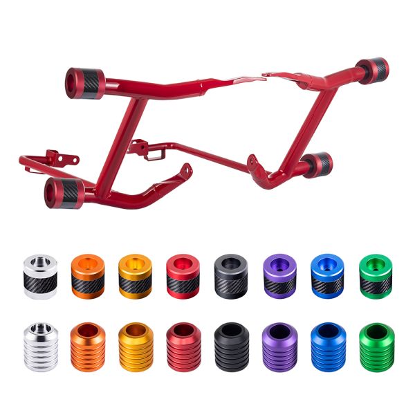 AdvanBlack ProTek Rear Performance Crash Bar Saddlebags Guards for '14-'26 Harley Touring