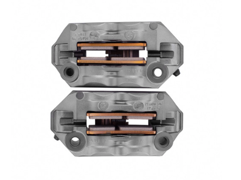 Open Box - Gray Left Brembo 108mm M4 Front Calipers (Hub Mount) - view 3