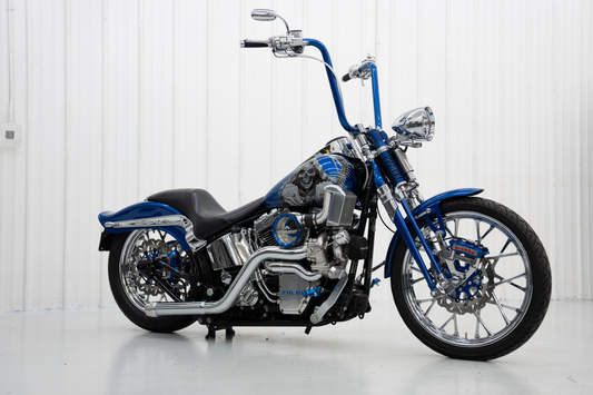 Steel Horse: The Custom Harley Davidson Springer Softail With 216 HP