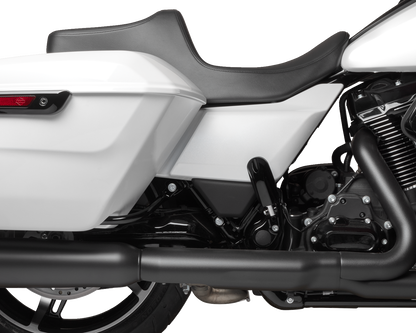 Drag Specialties Predator III Seat – Smooth – Black Solar Leather – FLT/FLH '23-'24 – view 2
