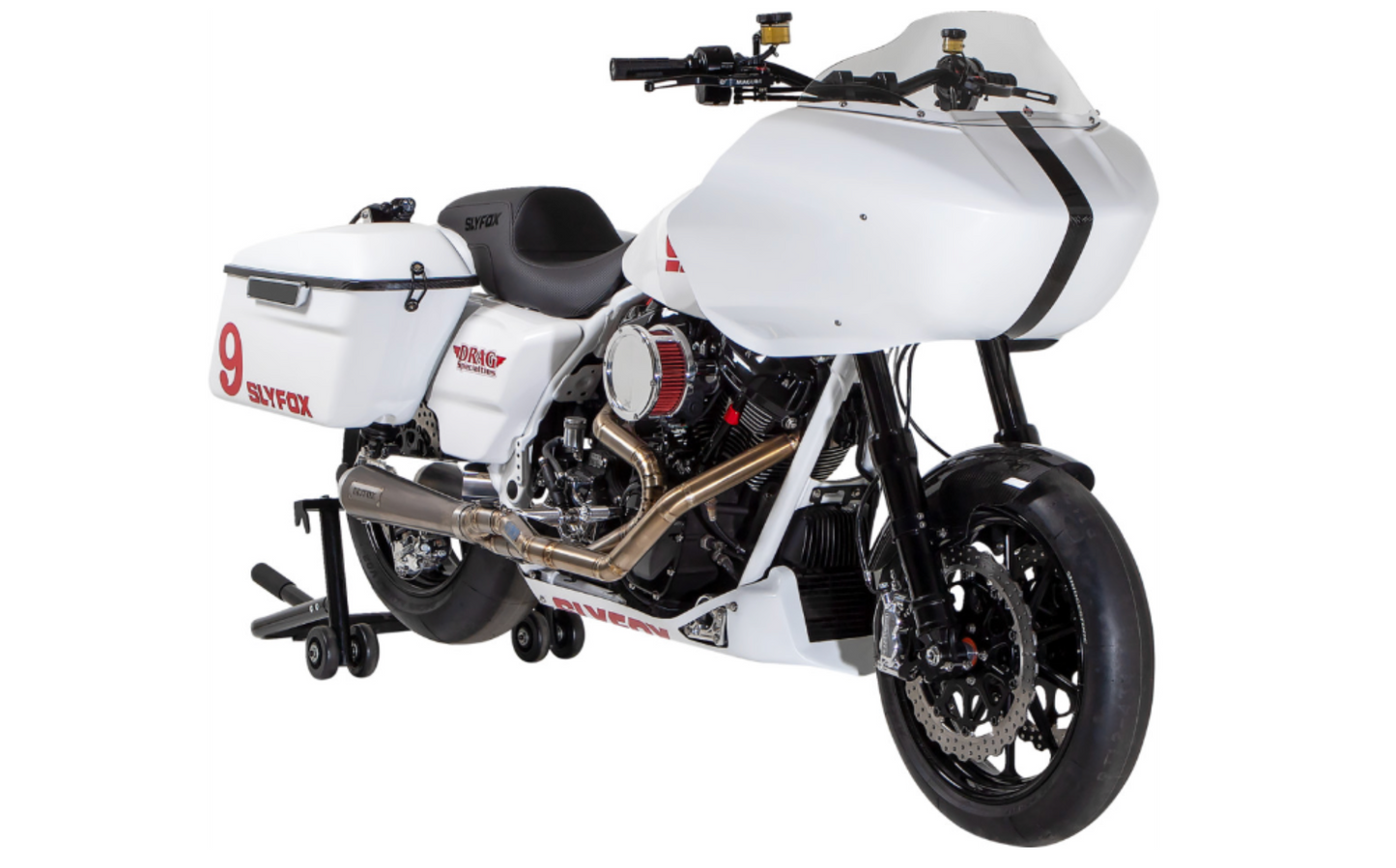 SlyFox Track Pro Front Wheel – Dual Disc / No ABS – Black – 17x3.5