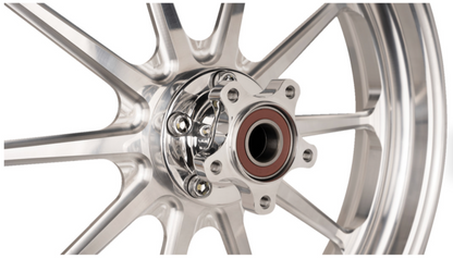 SlyFox Track Pro Front Wheel – 17x3.5 Silver – Dual Disc, ABS