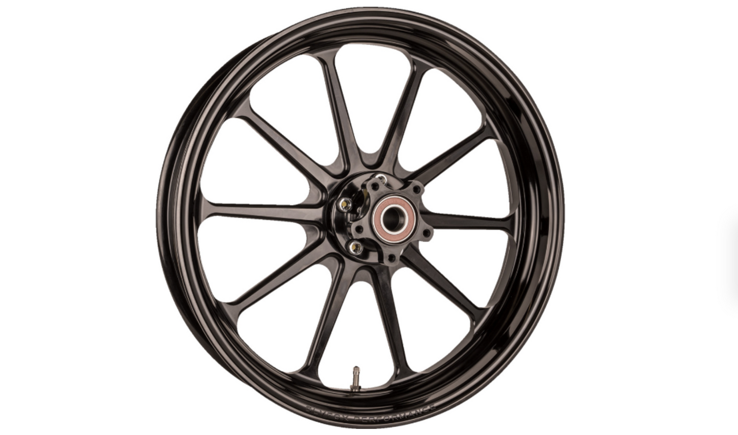 SlyFox Track Pro Front Wheel – 19x3 Black – Dual Disc, Non-ABS