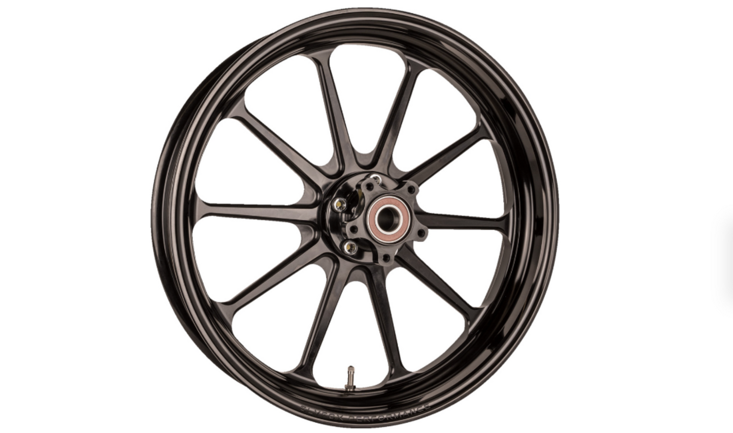 SlyFox Track Pro Front Wheel – Dual Disc / With ABS – Black – 19x3