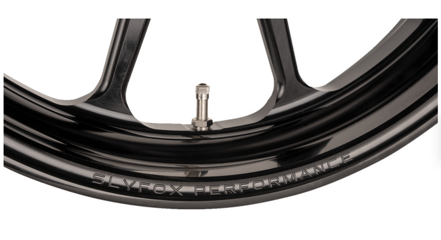 SlyFox Track Pro Front Wheel – Dual Disc / With ABS – Black – 19x3