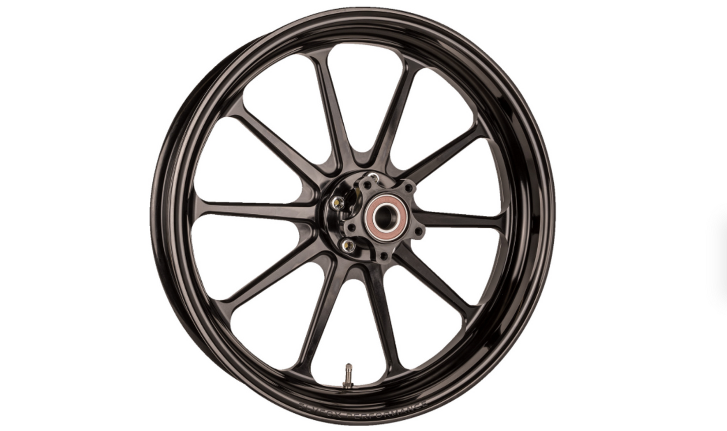 SlyFox Track Pro Rear Wheel – 17x6 Black – Single Disc, ABS Compatible