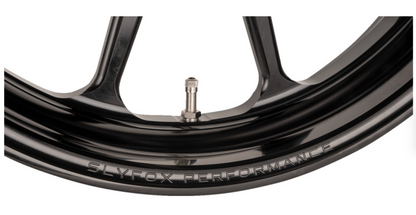 SlyFox Track Pro Rear Wheel – 17x6 Black – Single Disc, ABS Compatible