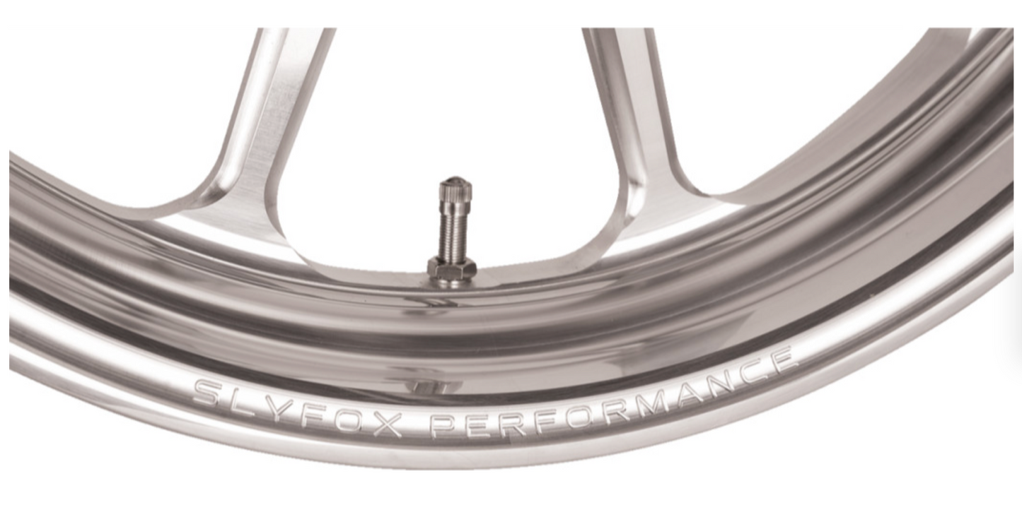 SlyFox Track Pro Wheel Rear - Machine Finish - 18x5.5