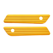 Arlen Ness 10-Gauge Saddlebag Latch Covers – Gold (2014–2024 Harley-Davidson® Touring)