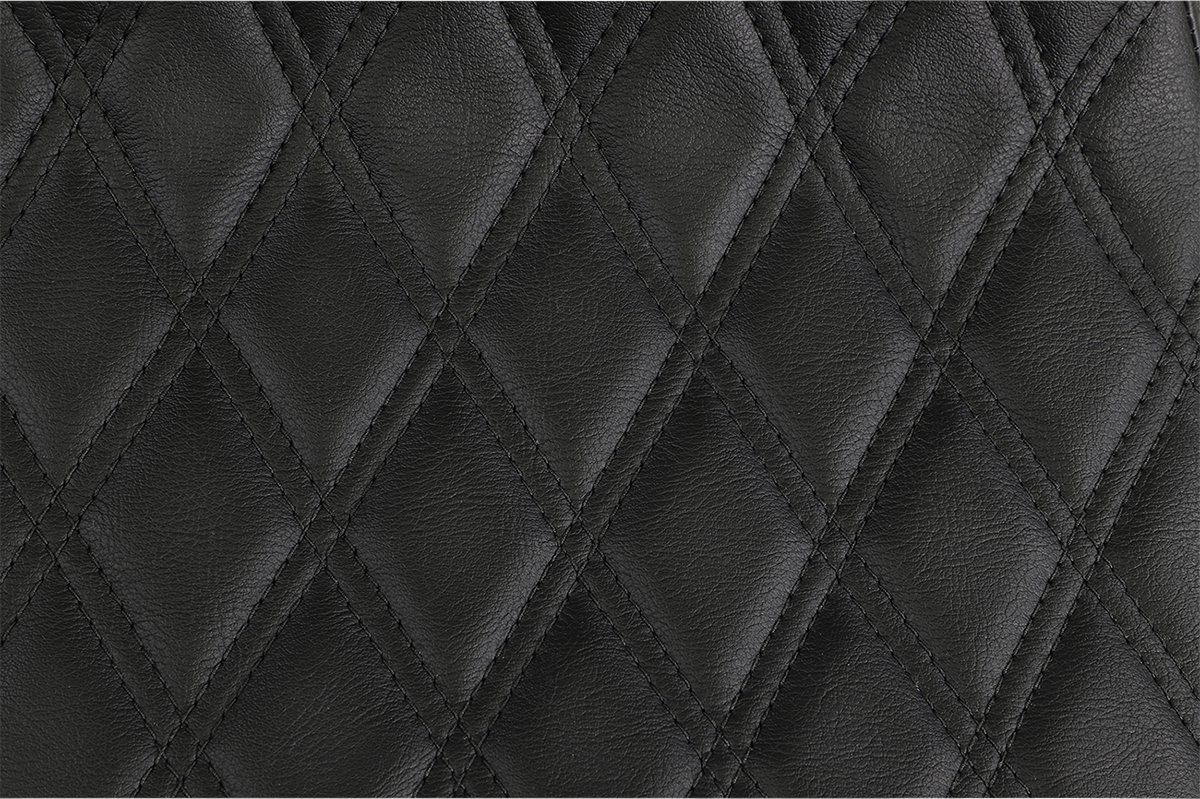 Drag Specialties Extended Reach Predator III Seat – Double Diamond – Black Stitching – FL '99-'07 – view 4