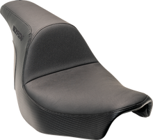 Slyfox Lowrider Drifter Seat – Black Logo – Smooth Vinyl – Carbon Fiber – FXLR/FLSB '18-'24