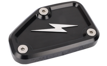 Thrashin Supply Co. Master Cylinder Cover – Front Brake – Black/Twice-Cut – for Harley-Davidson Touring (2024–2025)