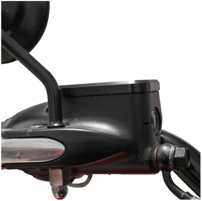 Thrashin Supply Co. Master Cylinder Cover – Front Brake – Black/Twice-Cut –  Softail Models (2018–2025)