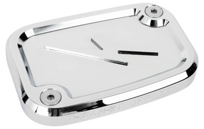 Thrashin Supply Co. Master Cylinder Cover – Front Brake – Chrome – for Harley-Davidson Softail Models (2018–2025)