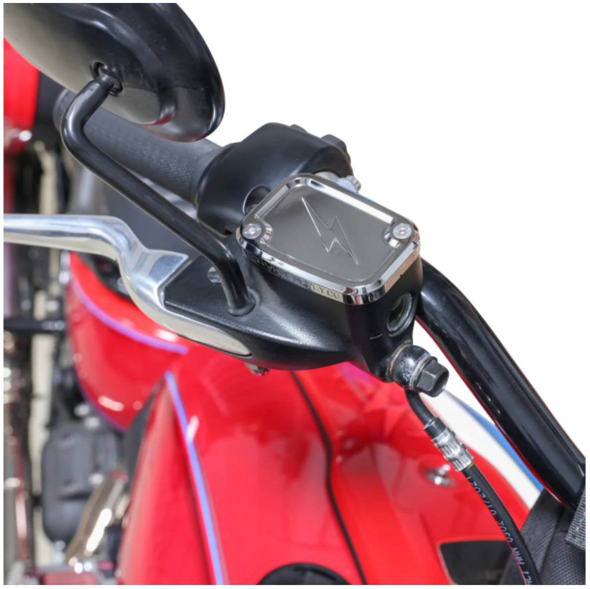 Thrashin Supply Co. Master Cylinder Cover – Front Brake – Chrome – for Harley-Davidson Softail Models (2018–2025)