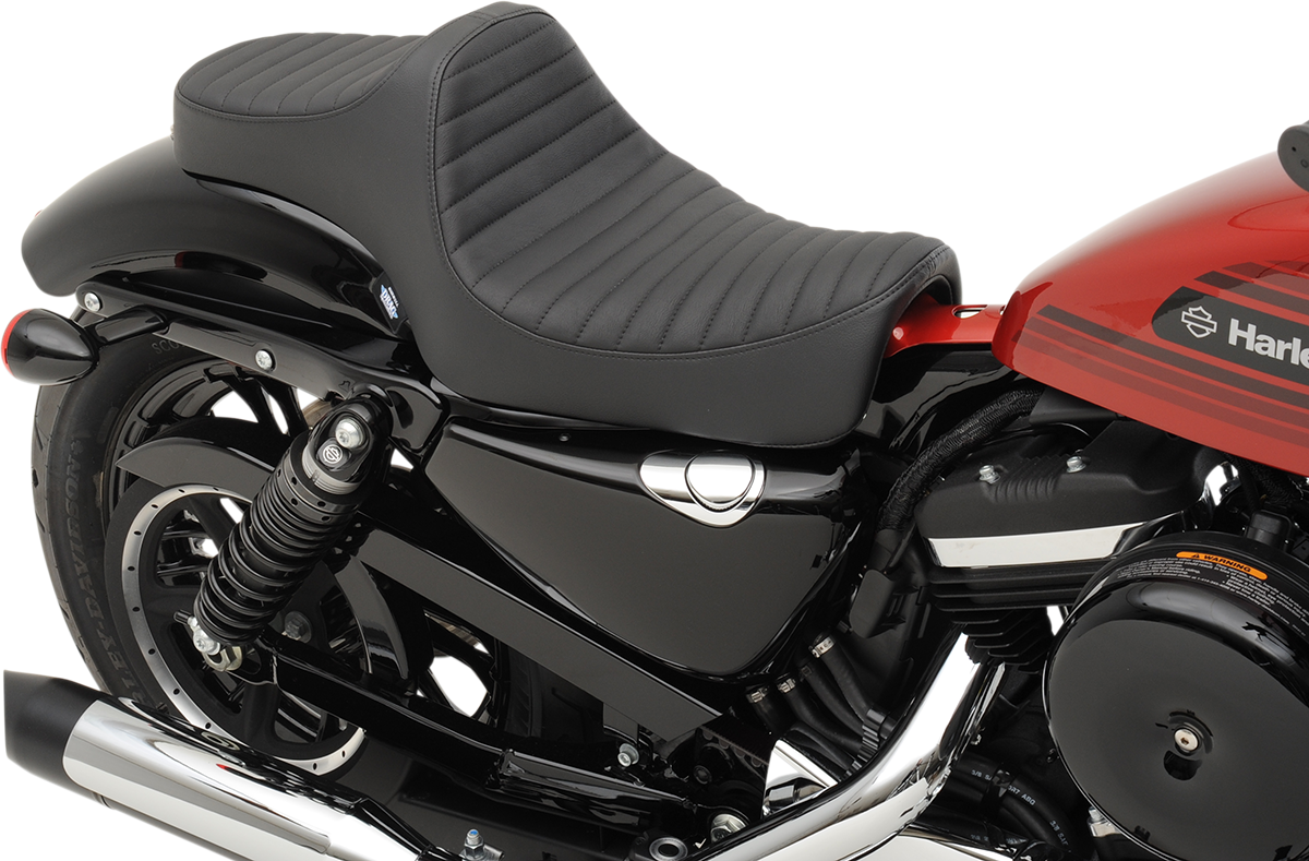 Drag Specialties Predator III Seat – Classic Stitch – XL '04-'22 – view 3