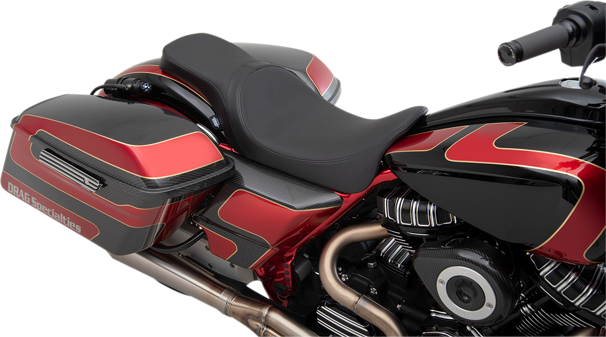Drag Specialties Predator 2-Up Seat – Smooth – FL '08-'23 – view 3