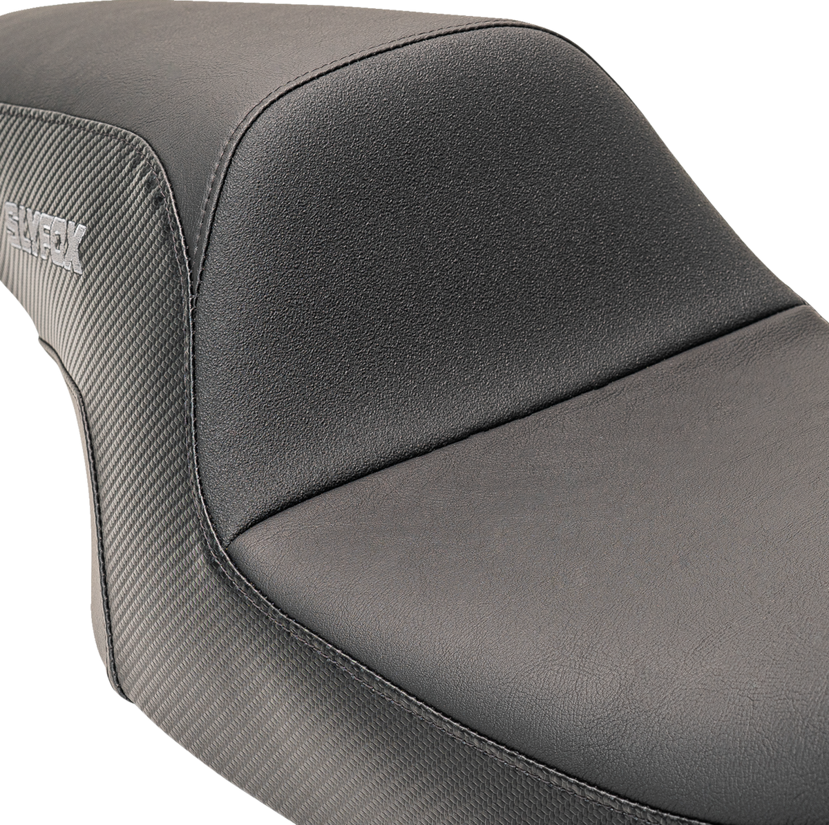 Slyfox Drifter Seat – Gray Logo – Smooth Vinyl – Carbon Fiber – FL '97-'07 – view 3
