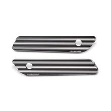 Arlen Ness 10-Gauge Saddlebag Hinge Covers – Black & Machined (2014–2024 Harley-Davidson® Touring)