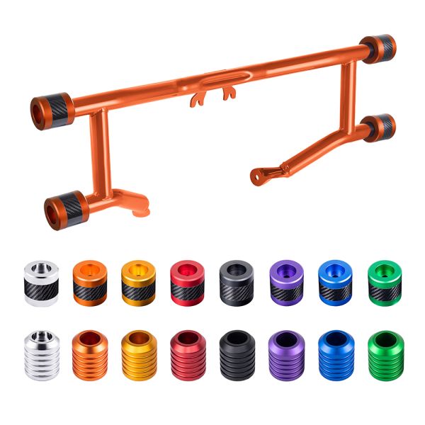 AdvanBlack ProTek Front Performance High Way Peg Two Step Crash Bar for ‘09-’26 Harley Touring
