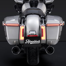 AdvanBlack Hyper LED Light w/ Sequential Red Turn Signal Saddlebags lights - Touring '23.5-'25