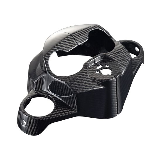 AdvanBlack Carbon Fiber Triple Tree Cover for 2024+ Road Glide & 2023+ CVO Road Glide