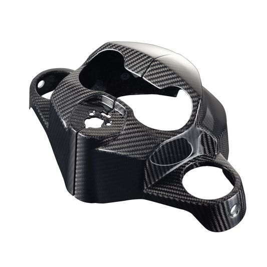 AdvanBlack Carbon Fiber Triple Tree Cover for 2024+ Road Glide & 2023+ CVO Road Glide