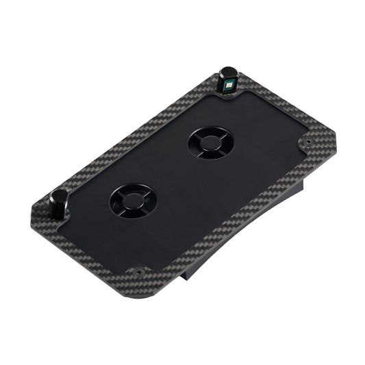 AdvanBlack Carbon Fiber license plate lights Housing for Harley 2024+ Touring & 2023+ CVO Models