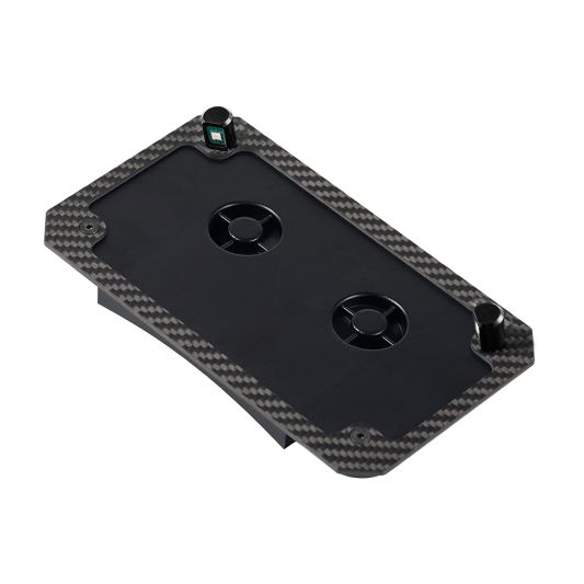 AdvanBlack Carbon Fiber license plate lights Housing for Harley 2024+ Touring & 2023+ CVO Models