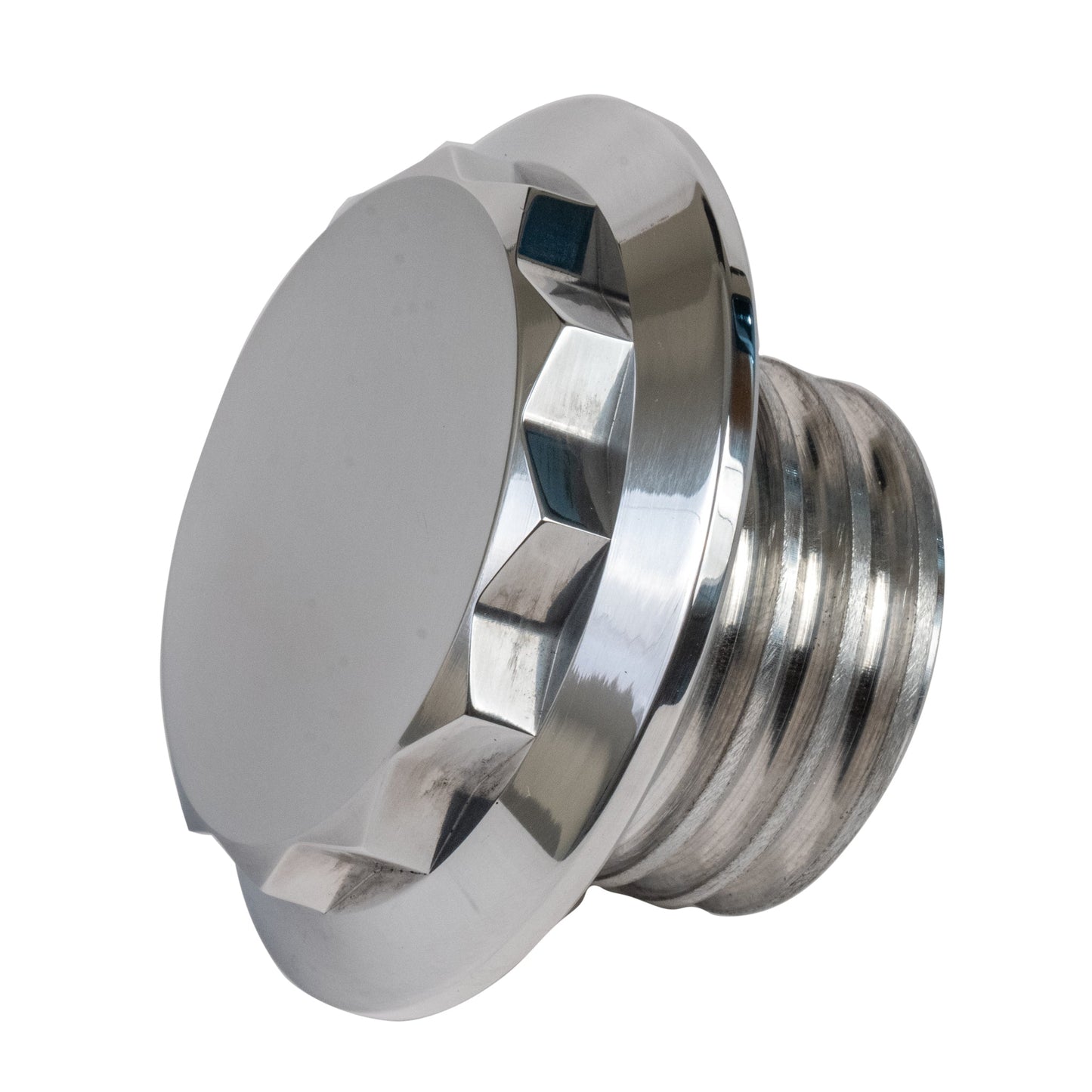 12 Point Billet Aluminum Gas Cap – Vented & Non-Vented Options (Machined or Black Finish)