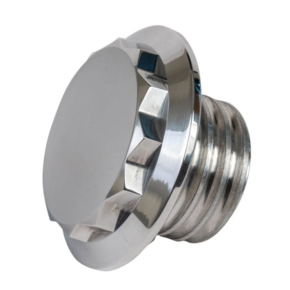 12 Point Billet Aluminum Gas Cap – Vented & Non-Vented Options (Machined or Black Finish)