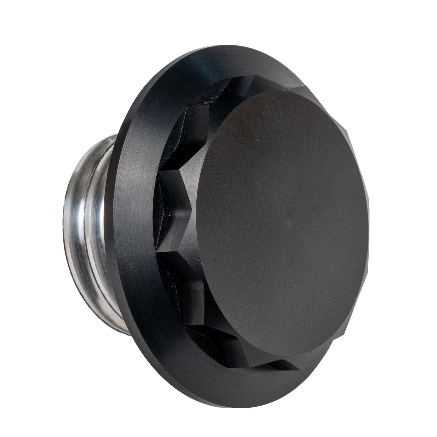 12 Point Billet Aluminum Gas Cap – Vented & Non-Vented Options (Machined or Black Finish)