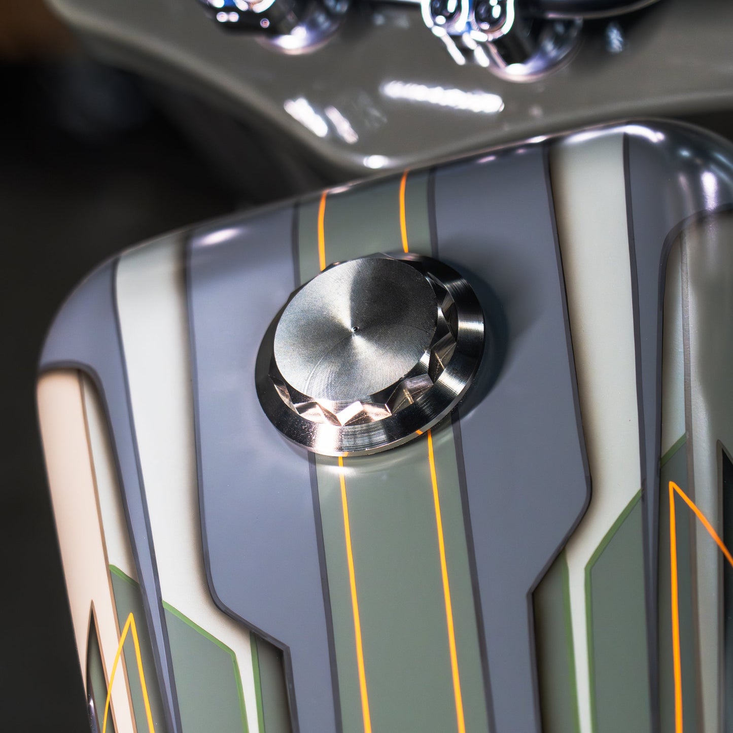 12 Point Billet Aluminum Gas Cap – Vented & Non-Vented Options (Machined or Black Finish)