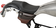 Drag Specialties Predator Seat – Mild Stitched – Yaffe Gas Tank – FL '08-'23 – view 2