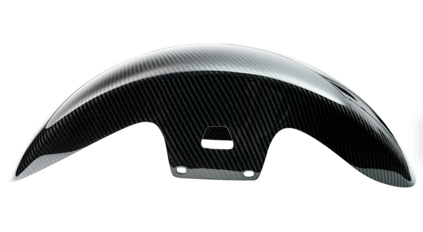 SlyFox Carbon Front Mid-Length Fender - Black Gloss