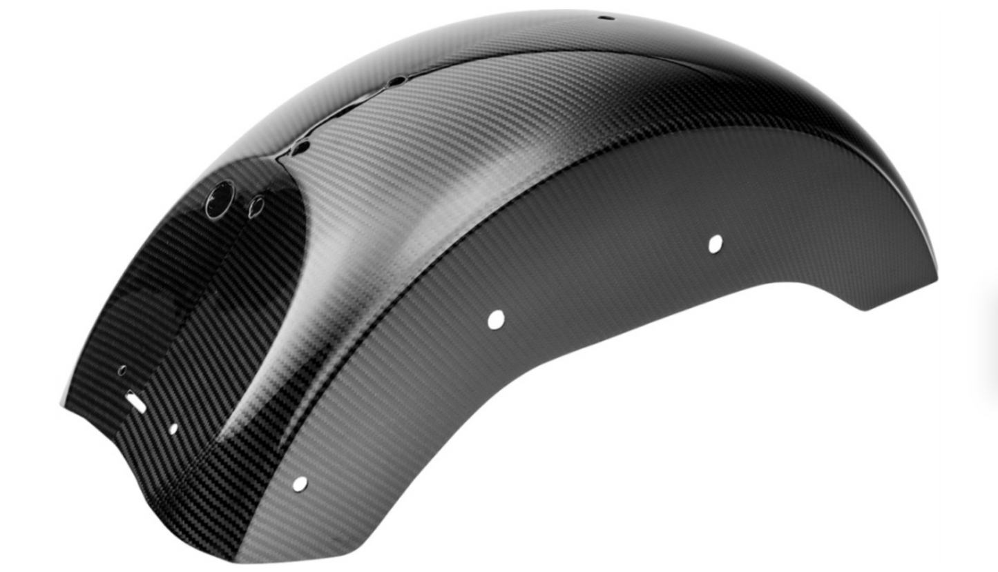 SlyFox Carbon Rear Fender - Black Gloss