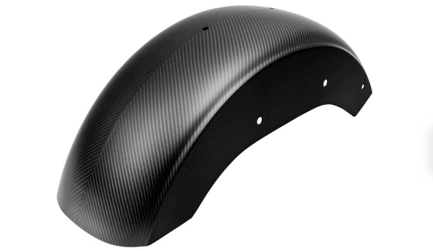 SlyFox Carbon Rear Fender - Black Matte - Lowrider S & ST